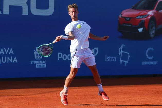 Umag 13.07.2026. Tenis PLAVA LAGUNA CROATIA OPEN Tennis PLAVA LAGUNA CROATIA OPEN Nz Luca Van Assche Fot. Kacper Staniec NEWSPIX.PL --- newspix.pl 