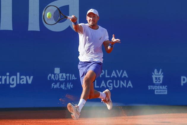 Umag 13.07.2026. Tenis PLAVA LAGUNA CROATIA OPEN Tennis PLAVA LAGUNA CROATIA OPEN Nz Dusan Jajovic Fot. Kacper Staniec NEWSPIX.PL --- newspix.pl 