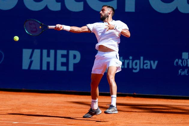 Umag 13.07.2026. Tenis PLAVA LAGUNA CROATIA OPEN Tennis PLAVA LAGUNA CROATIA OPEN Nz Damir Dzumhur Fot. Kacper Staniec NEWSPIX.PL --- newspix.pl 