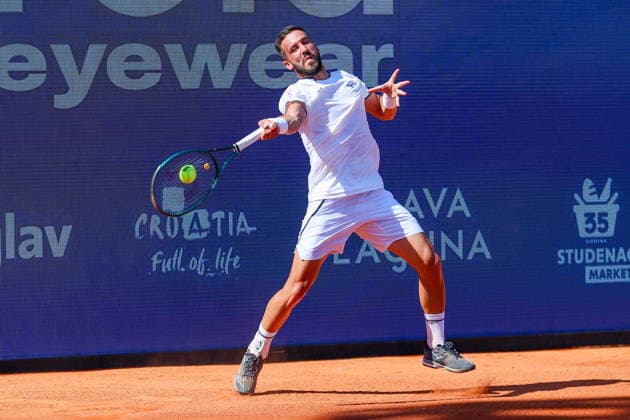 Umag 13.07.2026. Tenis PLAVA LAGUNA CROATIA OPEN Tennis PLAVA LAGUNA CROATIA OPEN Nz Damir Dzumhur Fot. Kacper Staniec NEWSPIX.PL --- newspix.pl 