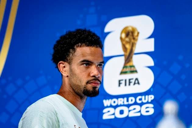 DALLAS - Warren Zaire-Emery of France during the 2026 World Cup, France MD-1 press conference, PK, Pressekonferenz at AT&T Stadium on July 13, 2026, in Dallas, United States. (Photo by Stefan Koops EYE4IMAGES DeFodi Images) - *** DALLAS Warren Zaire Emery of France during the 2026 World Cup, France Match Day 1 press conference at AT&T Stadium on July 13, 2026, in Dallas, United States. Photo by Stefan Koops, EYE4IMAGES, DeFodi Images