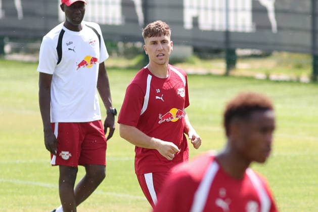 Bundesliga: Auftakttraining von RB Leipzig, 13.07.2026 Brajan Gruda (10, RB Leipzig). Fußball-Bundesliga, Saison 2026 2027: Auftaktraining von RB Leipzig am 13.07.2026 im RB-Trainingszentrum am Cottaweg. *** RB Leipzig s Bundesliga Season-Opener Training Session, July 13, 2026, Brajan Gruda 10, RB Leipzig Soccer Bundesliga, 2026–2027 Season: RB Leipzig s season-opener training session on July 13, 2026, at the RB Training Center on Cottaweg Copyright: xBEAUTIFULxSPORTS JanxKaeferx
