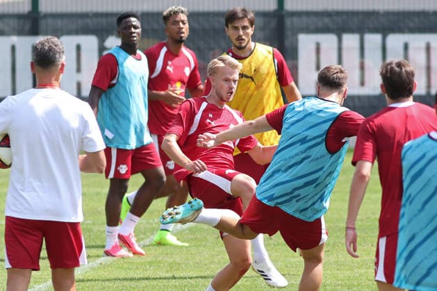 Bundesliga: Auftakttraining von RB Leipzig, 13.07.2026 Arthur Vermeeren (48, RB Leipzig). Fußball-Bundesliga, Saison 2026 2027: Auftaktraining von RB Leipzig am 13.07.2026 im RB-Trainingszentrum am Cottaweg. *** RB Leipzig s Bundesliga Season-Opening Training Session, July 13, 2026; Arthur Vermeeren, 48; RB Leipzig Soccer Bundesliga, 2026–2027 Season; RB Leipzig s season-opening training session on July 13, 2026, at the RB Training Center on Cottaweg Copyright: xBEAUTIFULxSPORTS JanxKaeferx