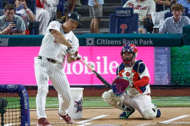 2026 Major League Baseball All Star game Chicago White Sox Munetaka Murakami hits a home run during the first round of the 2026 Major League Baseball All-Star Home Run Derby at Citizens Bank Park in Philadelphia, Pennsylvania, USA, 13 July 2026. PHILADELPHIA PENNSYLVANIA USA  Copyright: xSTEVENxM.xFALKx