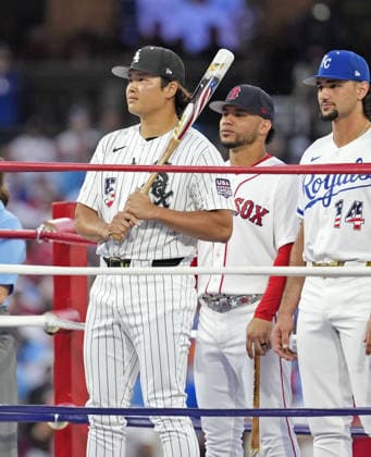 Baseball: MLB, Baseball Herren, USA All-Star Home Run Derby Munetaka Murakami of the Chicago White Sox is pictured before competing in the MLB All-Star Home Run Derby on July 13, 2026, at Citizens Bank Park in Philadelphia.  A14AA0005622996P