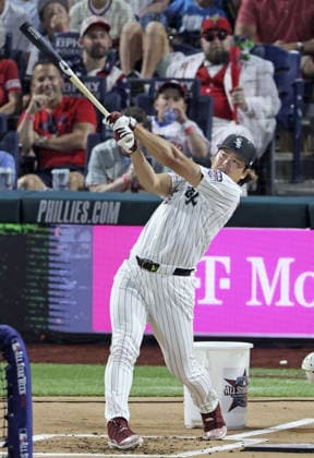 Baseball: MLB, Baseball Herren, USA All-Star Home Run Derby Munetaka Murakami of the Chicago White Sox competes in the MLB All-Star Home Run Derby on July 13, 2026, at Citizens Bank Park in Philadelphia.  A14AA0005623009P