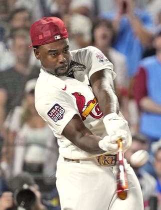 Baseball: MLB, Baseball Herren, USA All-Star Home Run Derby Jordan Walker of the St. Louis Cardinals competes in the MLB All-Star Home Run Derby on July 13, 2026, at Citizens Bank Park in Philadelphia.  A14AA0005623020P