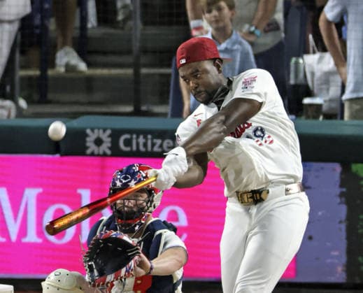 Baseball: MLB, Baseball Herren, USA All-Star Home Run Derby Jordan Walker of the St. Louis Cardinals competes in the MLB All-Star Home Run Derby on July 13, 2026, at Citizens Bank Park in Philadelphia.  A14AA0005623021P