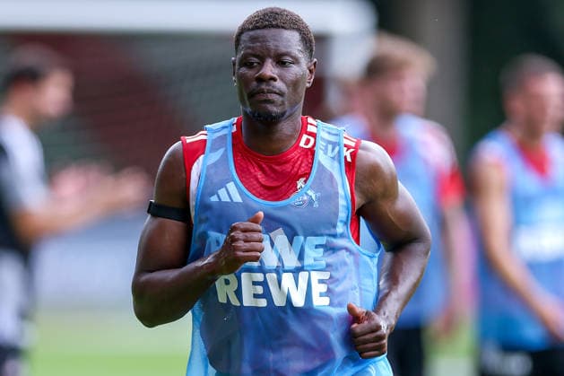 13.07.2026, Fußball, Trainingsauftakt 1.FC Köln, 1. Fußball Bundesliga, Geißbockheim, Saison 2026 2027: Ragnar Ache (1FC Koeln 09) beim ersten Training der neuen Saison 26 27 DFB regulations prohibit any use of photographs as image sequences and or quasi-video. Nordrhein-Westfalen Deutschland *** July 13, 2026, Soccer, 1. FC Köln s first training session, 1 Bundesliga, Geißbockheim, 2026–2027 season: Ragnar Ache, 1. FC Köln 09, at the first training session of the new 2026–2027 season. DFB regulations prohibit any use of photographs as image sequences and or quasi-video. North Rhine-Westphalia, Germany