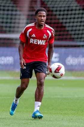 13.07.2026, Fußball, Trainingsauftakt 1.FC Köln, 1. Fußball Bundesliga, Geißbockheim, Saison 2026 2027: Jonathan Friemel beim ersten Training der neuen Saison 26 27 DFB regulations prohibit any use of photographs as image sequences and or quasi-video. Nordrhein-Westfalen Deutschland *** July 13, 2026, Soccer, 1. FC Köln’s first training session, Bundesliga, Geißbockheim, 2026–2027 season. Jonathan Friemel at the first training session of the new 2026–2027 season. DFB regulations prohibit any use of photographs as image sequences and or quasi-video. North Rhine-Westphalia, Germany