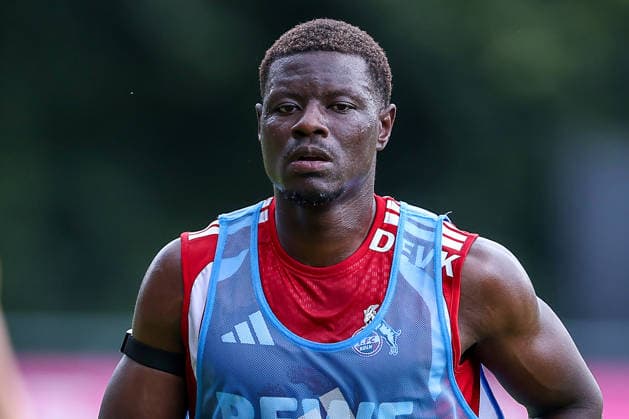 13.07.2026, Fußball, Trainingsauftakt 1.FC Köln, 1. Fußball Bundesliga, Geißbockheim, Saison 2026 2027: Ragnar Ache (1FC Koeln 09) beim ersten Training der neuen Saison 26 27 DFB regulations prohibit any use of photographs as image sequences and or quasi-video. Nordrhein-Westfalen Deutschland *** July 13, 2026, Soccer, 1. FC Köln s first training session, 1 Bundesliga, Geißbockheim, 2026–2027 season: Ragnar Ache, 1. FC Köln 09, at the first training session of the new 2026–2027 season. DFB regulations prohibit any use of photographs as image sequences and or quasi-video. North Rhine-Westphalia, Germany