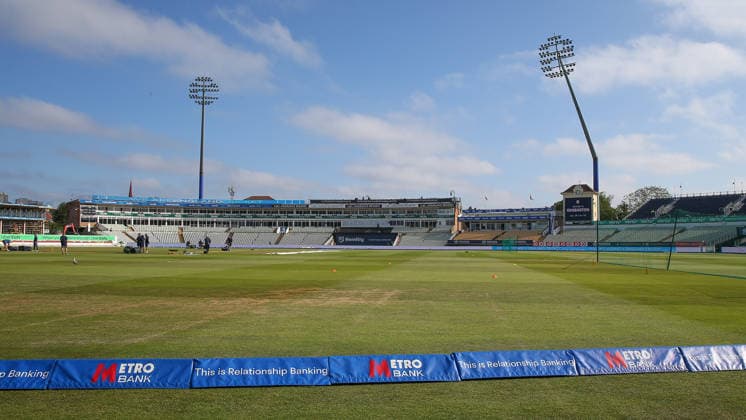 BIRMINGHAM, ENGLAND - JULY 14: General view inside the ground before the 1st Metro Bank ODI match between England and India at Edgbaston on July 14, 2026 in Birmingham, England.  Copyright: xJayxPatel SPPx Sportspressphoto_SPR190398