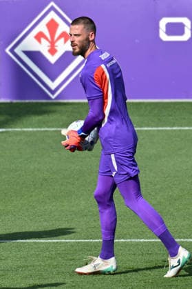 foto IPP lisa guglielmi Firenze 13-07-2026 ritiro precampionato serie a 2026-2027 allenamento fiorentina nella foto David De Gea italy photo press world copyright italy ITALY  Copyright: xR4924_italyphotopressx