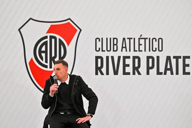 Football, Argentina: Goalkeeper Franco Armani bids farewell to CA River Plate at a press conference