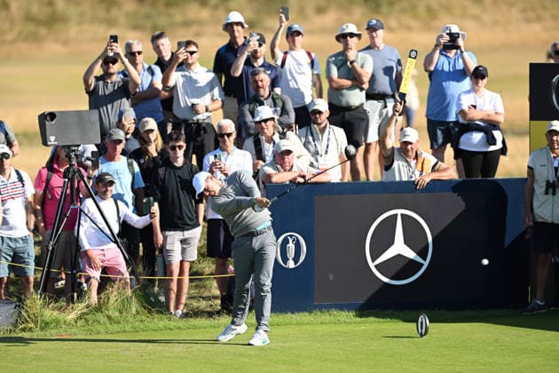 Rory McIlroy (NIR) on the 9th Tee 154th Open Golf Championships, Royal Birkdale, Southport, UK - 14 Jul 2026Southport Royal Birkdale United Kingdom  Copyright: xGreigxCowie Shutterstockx 16988289am