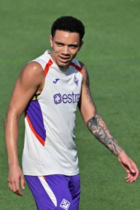 SOCCER - Serie A - ACF Fiorentina training session Photo by IPA ABACAPRESS.COM86667429 - ACF Fiorentina defender Viery Fernandes Santos Lopes during an ACF Fiorentina training session for an Italian Serie A soccer match in Bagno a Ripoli (FI), Italy, July 13, 2026 Bagno a Ripoli (FI) Italy  Copyright: xIPAxSport ABACAx