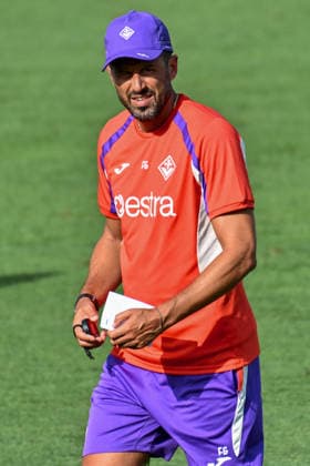 SOCCER - Serie A - ACF Fiorentina training session Photo by IPA ABACAPRESS.COM86667433 - ACF Fiorentina coach Fabio Grosso during an ACF Fiorentina training session for an Italian Serie A soccer match in Bagno a Ripoli (FI), Italy, July 13, 2026 Bagno a Ripoli (FI) Italy  Copyright: xIPAxSport ABACAx
