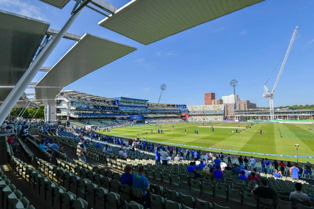 England v India, Metro Bank One Day International General view inside Edgbaston Stadium ahead of the Metro Bank One Day international match, Länderspiel, Nationalmannschaft between England and India at Edgbaston, Birmingham, UK on 14 July 2026. Birmingham Edgbaston West Midlands UK Editorial use only , Copyright: xGrahamxHuntx PSI-24506-0006