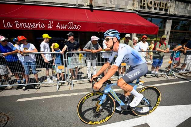 Tour de France 2026 Stage 10 LE LIORAN, FRANCE - JULY 14 : Hermans Quinten (BEL) of Pinarello - Q36.5 Pro Cycling Team before the start of the race during stage 10 of the 113rd edition of Tour de France an UCI World Tour 2.UWT cycling road race stage for Men Elite of 167 km with start in Aurillac and finish in Le Lioran on July 14, 2026 in Le Lioran, France, 14 07 2026 Le Lioran France  Copyright: xTomasxSiskx