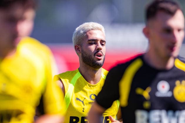 Bundesliga, Borussia Dortmund öffentliches Training am 14.07.2026, Saisonstart 2026 2027 in Dortmud Yann Couto *** Bundesliga, Borussia Dortmund public training session on July 14, 2026, start of the 2026–2027 season in Dortmund, Yann Couto Copyright: xDavidxInderliedx