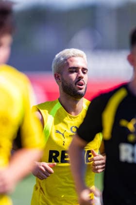 Bundesliga, Borussia Dortmund öffentliches Training am 14.07.2026, Saisonstart 2026 2027 in Dortmud Yann Couto *** Bundesliga, Borussia Dortmund public training session on July 14, 2026, start of the 2026–2027 season in Dortmund, Yann Couto Copyright: xDavidxInderliedx