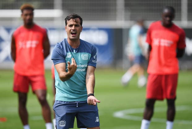 Football, Bundesliga 1, Bayer 04 Leverkusen, Training