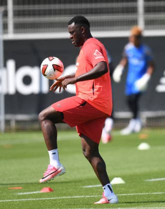 14.07.2026, xophax, Fussball 1.Bundesliga, Bayer 04 Leverkusen. Training . Trainingsauftakt an der BayArena. Victor Boniface ( Bayer 04 ) Leverkusen *** July 14, 2026, xophax, Soccer, Bundesliga 1, Bayer 04 Leverkusen Training, First Training Session at the BayArena, Victor Boniface, Bayer 04 Leverkusen