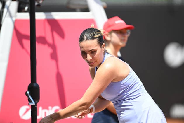 UniCredit IASI OPEN Elena Gabriela Ruse of Romania plays against Kaitlin Quevedo of Spain during the Unicredit Iasi Open game, in Iasi, Romania, on July 14, 2026. Imago Images Alex Nicodim Copyright: xAlexxNicodimx