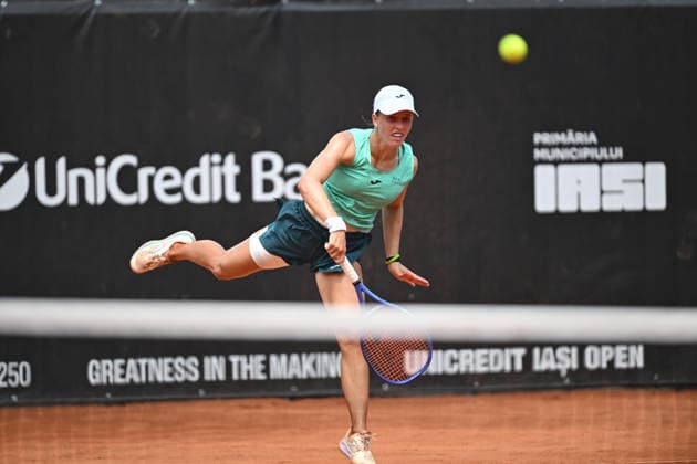 UniCredit IASI OPEN Kaitlin Quevedo of Spain plays against Elena Gabriela Ruse of Romania during the Unicredit Iasi Open game, in Iasi, Romania, on July 14, 2026. Imago Images Alex Nicodim Copyright: xAlexxNicodimx