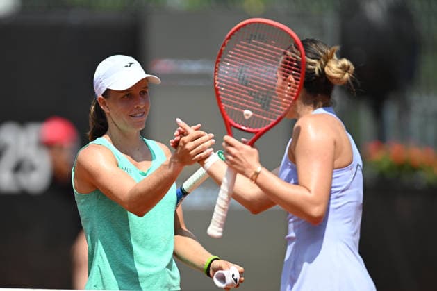 UniCredit IASI OPEN Kaitlin Quevedo of Spain plays against Elena Gabriela Ruse of Romania during the Unicredit Iasi Open game, in Iasi, Romania, on July 14, 2026. Imago Images Alex Nicodim Copyright: xAlexxNicodimx