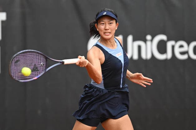 UniCredit IASI OPEN Moyuka Uchijima of Japan plays against Elina Avanesyan of Armenia during the Unicredit Iasi Open game, in Iasi, Romania, on July 14, 2026. Imago Images Alex Nicodim Copyright: xAlexxNicodimx