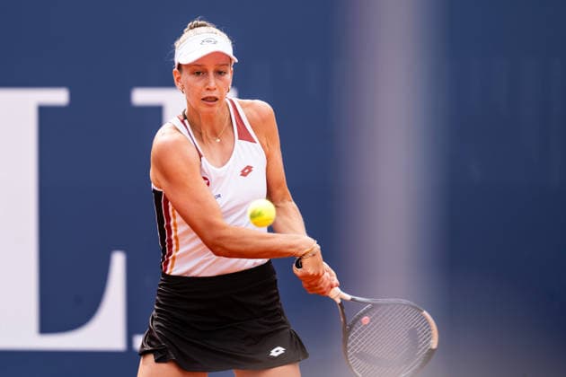 TENNIS - WTA, Tennis Damen Generali Open Ladies Kitzbuehel KITZBUEHEL,AUSTRIA,14.JUL.26 - TENNIS - WTA Tour, Generali Open Ladies Kitzbuehel. Image shows Sinja Kraus (AUT).  GEPAxpictures xJulioxArellano