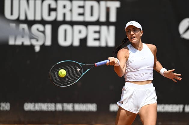 UniCredit IASI OPEN Elina Avanesyan of Armenia plays against Moyuka Uchijima of Japan during the Unicredit Iasi Open game, in Iasi, Romania, on July 14, 2026. Imago Images Alex Nicodim Copyright: xAlexxNicodimx