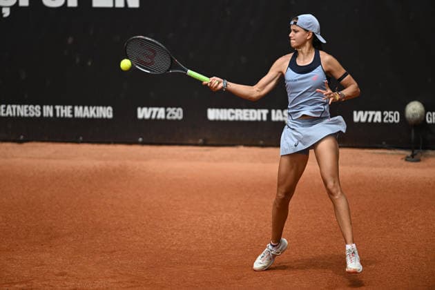UniCredit IASI OPEN Emiliana Arango of Columbia plays against Tamara Zidansek of Slovenia during the Unicredit Iasi Open game, in Iasi, Romania, on July 14, 2026. Imago Images Alex Nicodim Copyright: xAlexxNicodimx