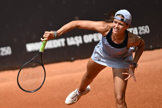UniCredit IASI OPEN Emiliana Arango of Columbia plays against Tamara Zidansek of Slovenia during the Unicredit Iasi Open game, in Iasi, Romania, on July 14, 2026. Imago Images Alex Nicodim Copyright: xAlexxNicodimx