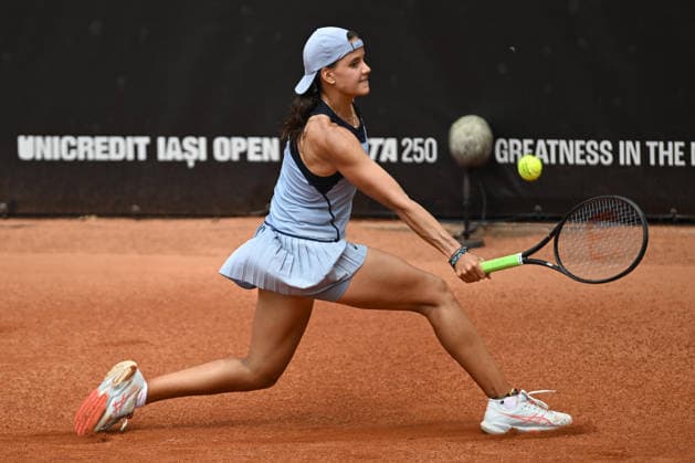 UniCredit IASI OPEN Emiliana Arango of Columbia plays against Tamara Zidansek of Slovenia during the Unicredit Iasi Open game, in Iasi, Romania, on July 14, 2026. Imago Images Alex Nicodim Copyright: xAlexxNicodimx