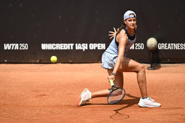 UniCredit IASI OPEN Emiliana Arango of Columbia plays against Tamara Zidansek of Slovenia during the Unicredit Iasi Open game, in Iasi, Romania, on July 14, 2026. Imago Images Alex Nicodim Copyright: xAlexxNicodimx
