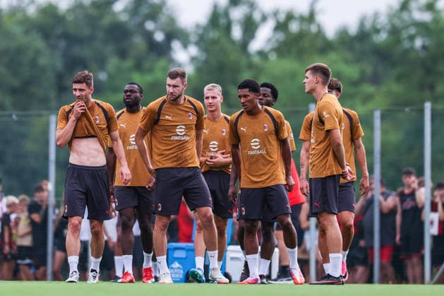 AC Milan players seen during Training Session AC Milan 2026 27 at Milanello in Milan, Italy Milan Milanello Milan Italy Copyright: xEPhotopressx SP24-1440-057