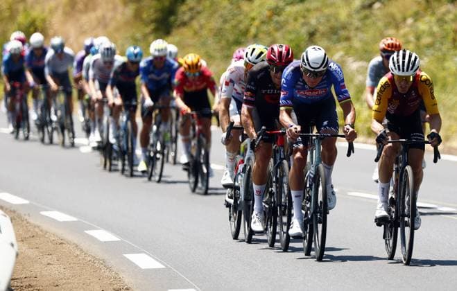 Dutch Mathieu van der Poel of Alpecin-Premier Tech pictured in action during the stage 10 of the 2026 Tour de France cycling race, a stage of 167km from Aurillac to Le Lioran, on Tuesday 14 July 2026. The 113th edition of the Tour de France starts on Saturday 4 July in Barcelona, Spain, and will finish in Paris, France on the 26th of July. POOLxLUCAxBETTINI  x181118299x