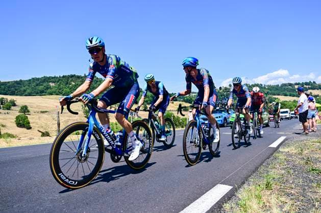 Tour de France 2026 Stage 10 LE LIORAN, FRANCE - JULY 14 : Van Baarle Dylan (NED) of Soudal Quick-Step in action during stage 10 of the 113rd edition of Tour de France an UCI World Tour 2.UWT cycling road race stage for Men Elite of 167 km with start in Aurillac and finish in Le Lioran on July 14, 2026 in Le Lioran, France, 14 07 2026 Le Lioran France  Copyright: xPeterxDexVoechtx