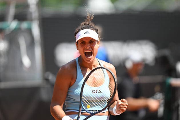 UniCredit IASI OPEN Mayar Sherif of Egypt plays against Dalma Gulf of Hungary during the Unicredit Iasi Open game, in Iasi, Romania, on July 14, 2026. Imago Images Alex Nicodim Copyright: xAlexxNicodimx