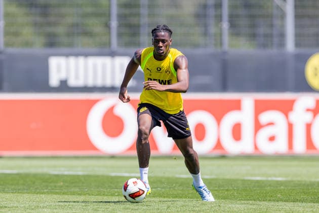 14.07.2026, Fussball, Training von Borussia Dortmund. Joane Gadou (Borussia Dortmund). Dortmund Trainingsgelände des BVB NRW Deutschland xRHR-FOTO DEx *** July 14, 2026, Soccer, Borussia Dortmund Training Session, Joane Gadou, Borussia Dortmund, BVB Training Facility, NRW, Germany, xRHR PHOTO DEx Copyright: DennisxEwert RHR-FOTOx RHR-FOTO DE