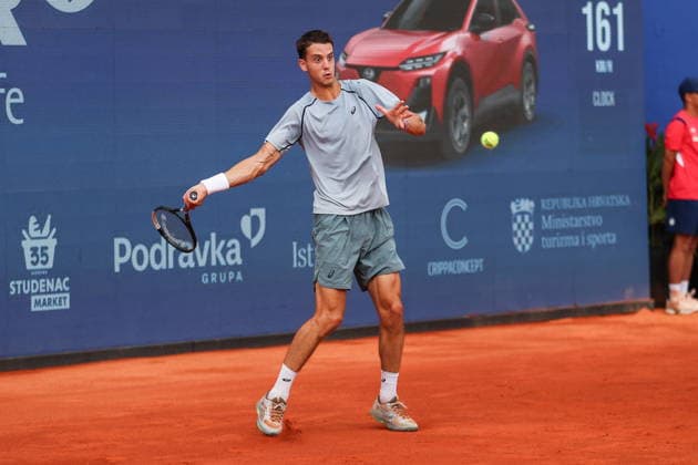 Umag 14.07.2026. Tenis PLAVA LAGUNA CROATIA OPEN Tennis PLAVA LAGUNA CROATIA OPEN Nz Matej Dodig Fot. Kacper Staniec NEWSPIX.PL --- newspix.pl 