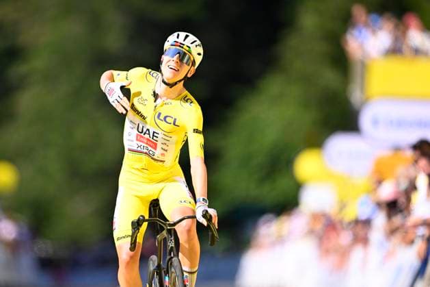 Cycling, Tour de France, Stage 10, stage winner Tadej Pogacar