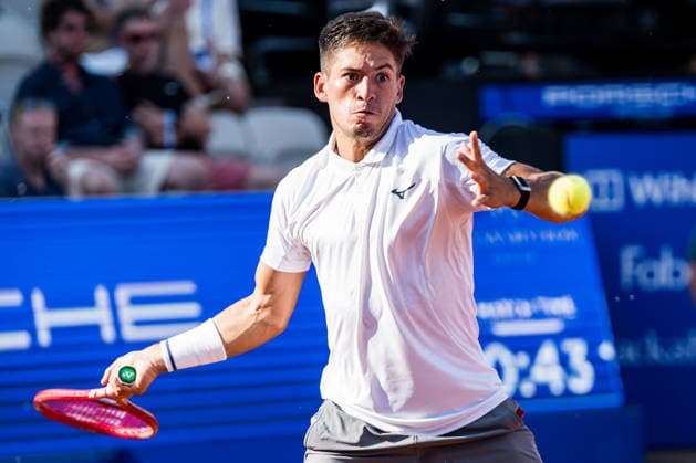 260714 Sebastian Baez of Argentina during day 2 of the Nordea Open on July 14, 2026 in Bastad. Photo: Niclas Jönsson BILDBYRAN COP 273 NO0429 tennis ATP, Tennis Herren 250 nordea open bbeng *** 260714 Sebastian Baez of Argentina during Day 2 of the Nordea Open on July 14, 2026, in Bastad. Photo by Niclas Jönsson, BILDBYRAN COP 273 NO0429 tennis atp 250 nordea open bbeng  Copyright: NICLASxJÖNSSON BB260714NO012