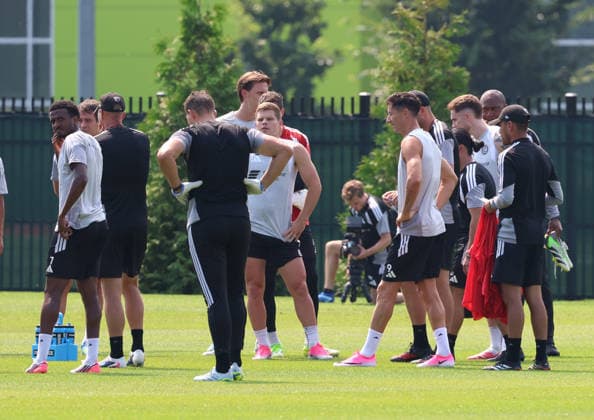 July 14, 2026, Chicago, Illinois, USA: ROBERT LEWANDOWSKI of Poland during the first practise session with MLS, Fussball Herren, USA team Chicago Fire after signed two years contract, Chicago, USA. MLS - Lewandowski With Chicago Fire  - ZUMAc278 20260714_zsp_c278_001 Copyright: xMarcinxCholewinskix