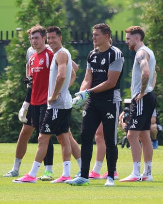 July 14, 2026, Chicago, Illinois, USA: ROBERT LEWANDOWSKI of Poland during the first practise session with MLS, Fussball Herren, USA team Chicago Fire after signed two years contract, Chicago, USA. MLS - Lewandowski With Chicago Fire  - ZUMAc278 20260714_zsp_c278_004 Copyright: xMarcinxCholewinskix