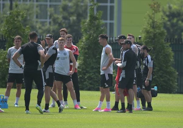 Lewandowski first training with Chicago fire CHICAGO, UNITED STATES - JULY 14: Poland s Robert Lewandowski attends in his first training session with his new club Chicago Fire FC at Endeavor Health Performance Center in Chicago, United States, on July 14, 2026. Jacek Boczarski Anadolu Chicago United States. Editorial use only. Please get in touch for any other usage.  Copyright: x2026xAnadoluxJacekxBoczarskix