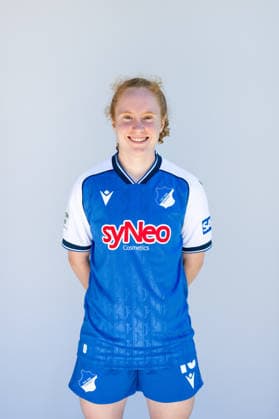 1.BL Frauen, Porträttermin 2026 2027 Milena Röder; TSG 1899 Hoffenheim St. Leon-Rot Förderzentrum St. Leon-Rot Baden-Württemberg Deutschland *** 1st Division Women, Photo Shoot 2026–2027 Milena Röder TSG 1899 Hoffenheim St. Leon Rot Training Center St. Leon Rot Baden-Württemberg Germany Copyright: xNordphotox xMemmlerx