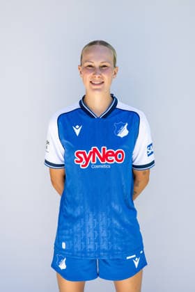 1.BL Frauen, Porträttermin 2026 2027 Feli Delacauw; TSG 1899 Hoffenheim St. Leon-Rot Förderzentrum St. Leon-Rot Baden-Württemberg Deutschland *** 1st Division Women, Photo Shoot 2026–2027 Feli Delacauw TSG 1899 Hoffenheim St. Leon Rot Training Center St. Leon Rot Baden-Württemberg Germany Copyright: xNordphotox xMemmlerx